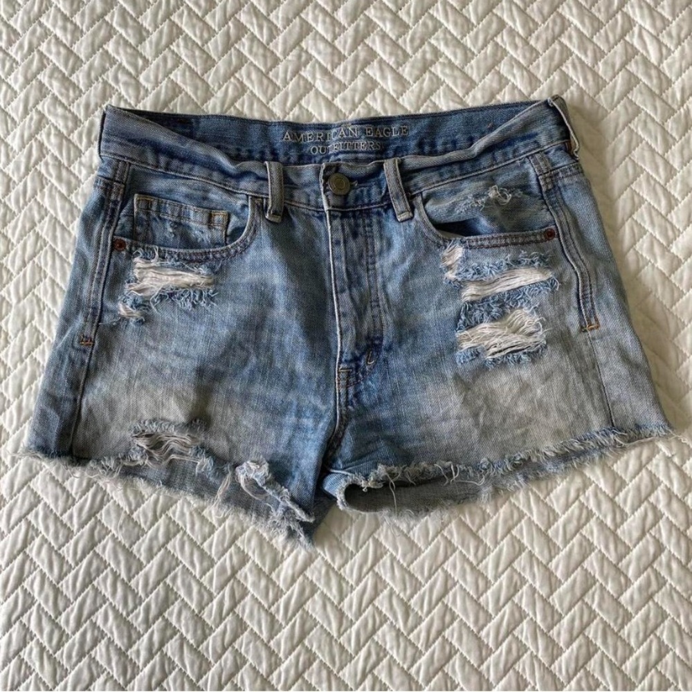 American Eagle Distressed Jean Shorts